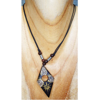 Handpainted Wooden Necklace