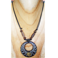 Handpainted Wooden Necklace