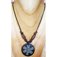 Handpainted Wooden Necklace