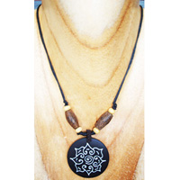 Handpainted Wooden Necklace