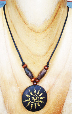 Handpainted Wooden Necklace