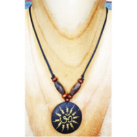 Handpainted Wooden Necklace