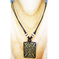 Handpainted Wooden Necklace