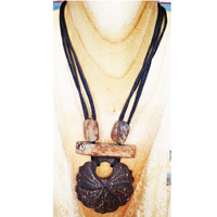 Plain Wooden Coconut Necklace