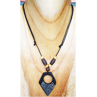 Handpainted Wooden Necklace