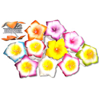 Hibiscus Hair Clip Bali, Handmade From Sponge