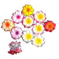 Hibiscus Hair Clip Bali, Handmade From Sponge