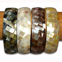 Bangel Resin Inlaid With Shell
