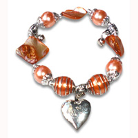 Bracelet Shell And Stainless 