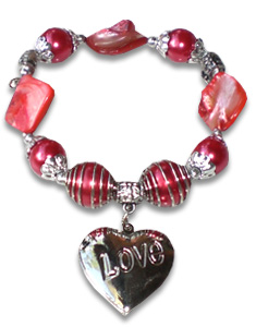 Bracelet Shell And Stainless 