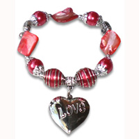 Bracelet Shell And Stainless 