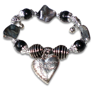 Bracelet Shell And Stainless 