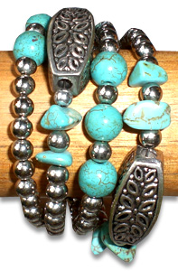 Bracelet Shell And Stainless 