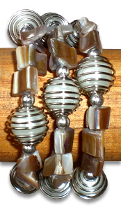Bracelet Shell And Stainless 