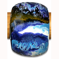 Bangle Resin Inlaid Crazy Colour