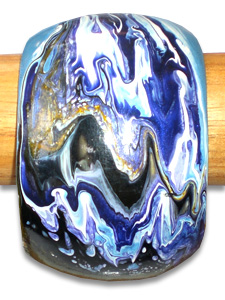 Bangle Resin Inlaid Crazy Colour