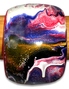 Bangle Resin Inlaid Crazy Colour