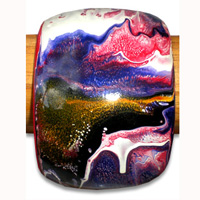 Bangle Resin Inlaid Crazy Colour