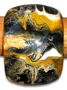 Bangle Resin Inlaid Crazy Colour