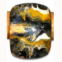 Bangle Resin Inlaid Crazy Colour