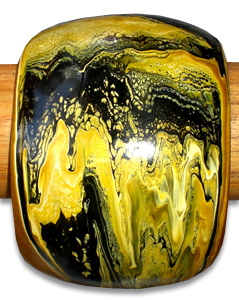 Bangle Resin Inlaid Crazy Colour