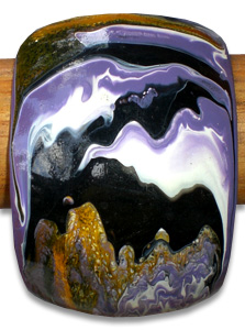 Bangle Resin Inlaid Crazy Colour