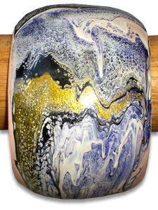 Bangle Resin Inlaid Crazy Colour