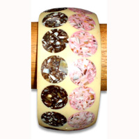 Bangle Resin Inlaid With Shell