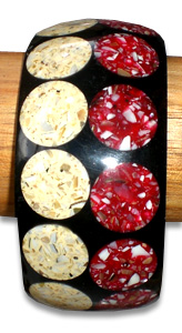 Bangle Resin Inlaid With Shell