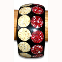 Bangle Resin Inlaid With Shell