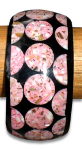 Bangle Resin Inlaid With Shell