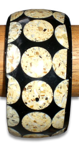 Bangle Resin Inlaid With Shell