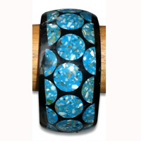 Bangle Resin Inlaid With Shell