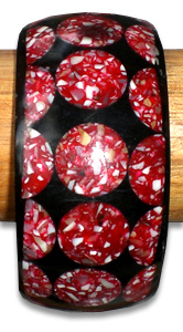 Bangle Resin Inlaid With Shell