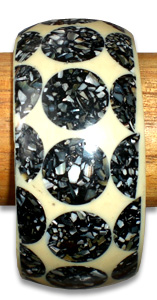 Bangle Resin Inlaid With Shell