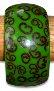 Bangle Resin Inlaid With Cinnamon