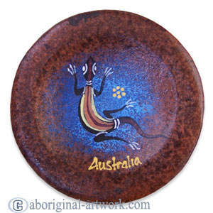 Aboriginal Terracotta Coaster Set Of 4