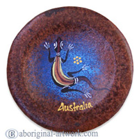 Aboriginal Terracotta Coaster Set Of 4