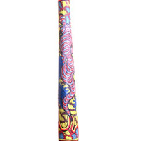 Aboriginal Dot Art Didgeridoo, Handmade From Teak Wood