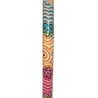 Aboriginal Dot Art Didgeridoo, Handmade From Teak Wood