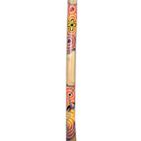 Aboriginal Dot Art Didgeridoo, Handmade From Teak Wood