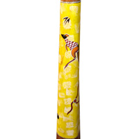 Aboriginal Dot Art Didgeridoo, Handmade From Teak Wood