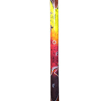 Aboriginal Dot Art Didgeridoo, Handmade From Teak Wood