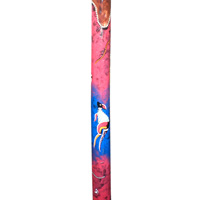 Aboriginal Dot Art Didgeridoo, Handmade From Teak Wood
