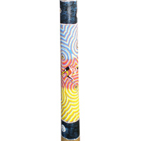 Aboriginal Dot Art Didgeridoo, Handmade From Teak Wood