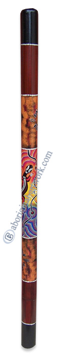 Bamboo Didgeridoo With Aboriginal Dot Art Painted