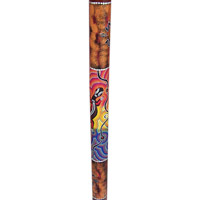 Bamboo Didgeridoo With Aboriginal Dot Art Painted