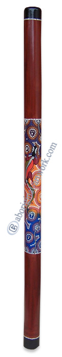 Bamboo Didgeridoo With Aboriginal Dot Art Painted