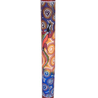 Bamboo Didgeridoo With Aboriginal Dot Art Painted