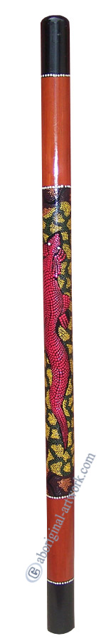 Bamboo Didgeridoo With Aboriginal Dot Art Painted
